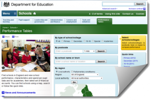 DfE compare schools